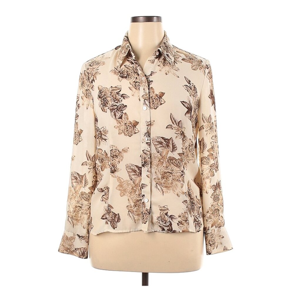 Jones Wear long sleeve blouse